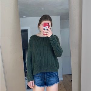 Olive Green Brandy Melville Sweater